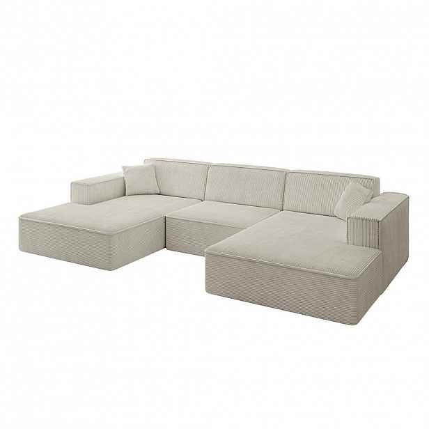 ALTDECOR SEDACÍ SOUPRAVA IREA-U1-v4 – 301 x 165 x 77 cm, krémová