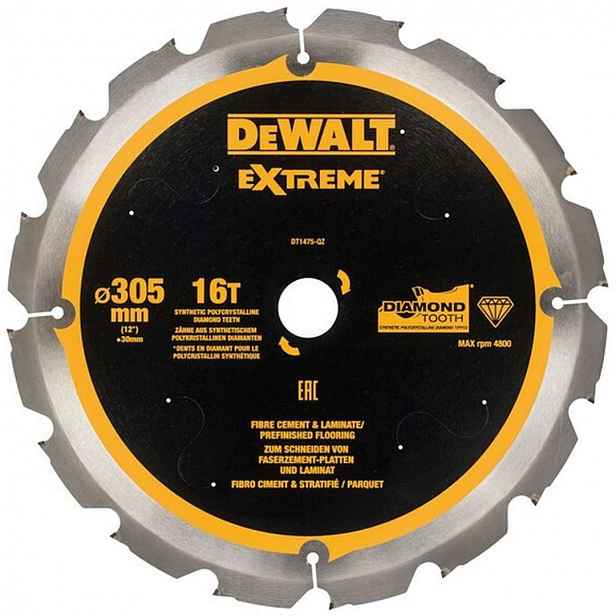 DeWALT - Pilový kotouč 304x30 mm, 16 zubů DT1475