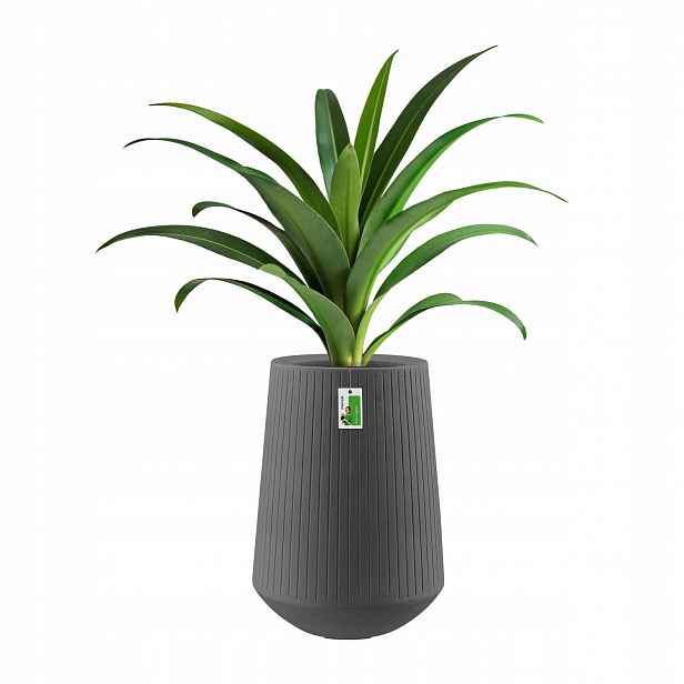 Květináč kulatý premium vysoký Ethick Coro Bowl High TCB40H Grafitový