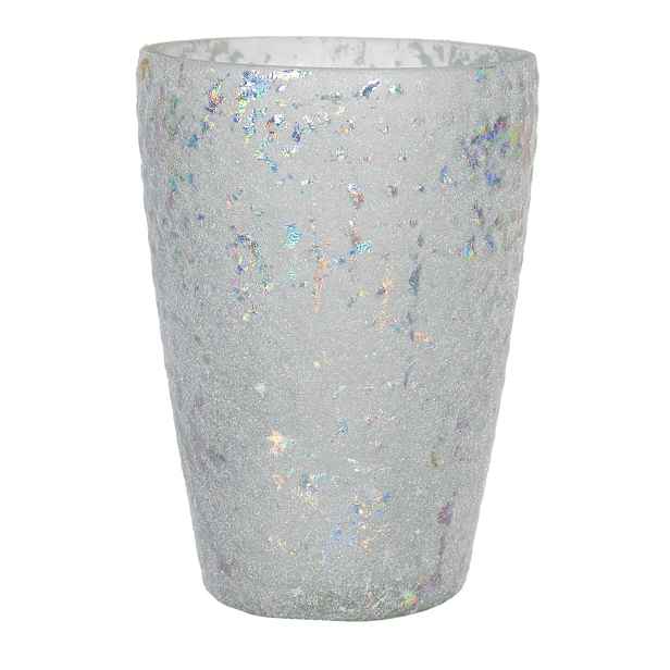 Skleněný svícen na čajovou svíčku Enzo - Ø 13*9 cm Clayre & Eef