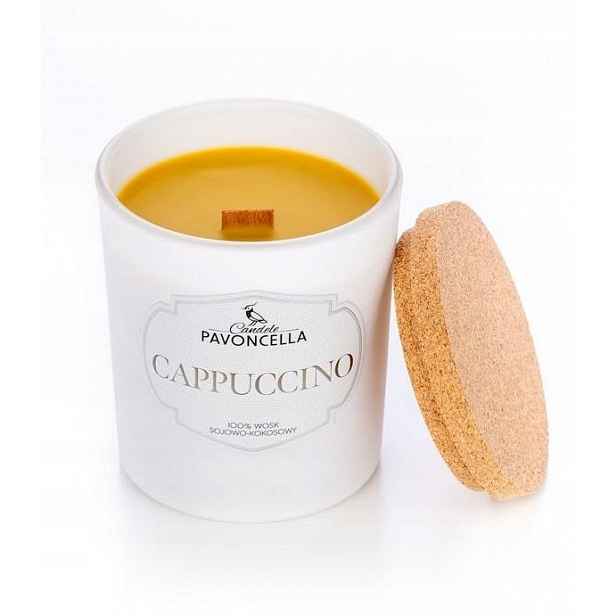 Sójová Svíčka Volně stojící Přírodní Svíčky do Obývacího Pokoje Cappuccino bílá