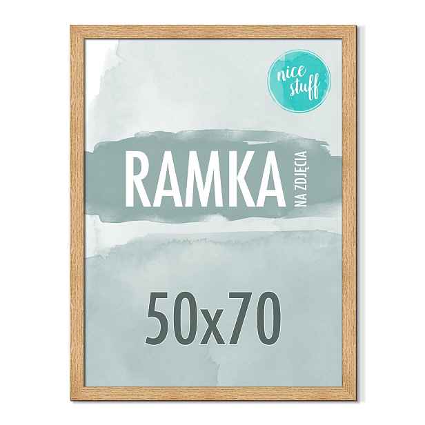 TEMU FOTORÁMEČEK 50x70 B2 FOTORÁMEČKY FOTOGRAFIE 70x50 MDF HNĚDÁ imitace dřeva