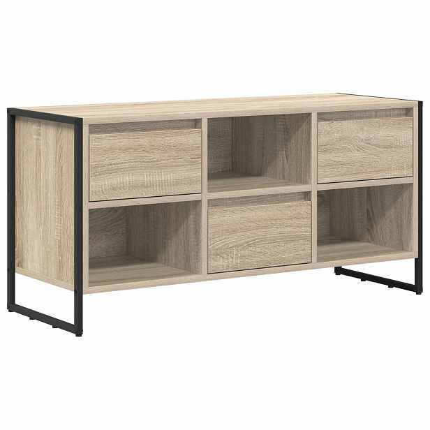 vidaXL Televizní skříň 100 x 36 x 49,5 cm Sonoma Kompozitní dřevo