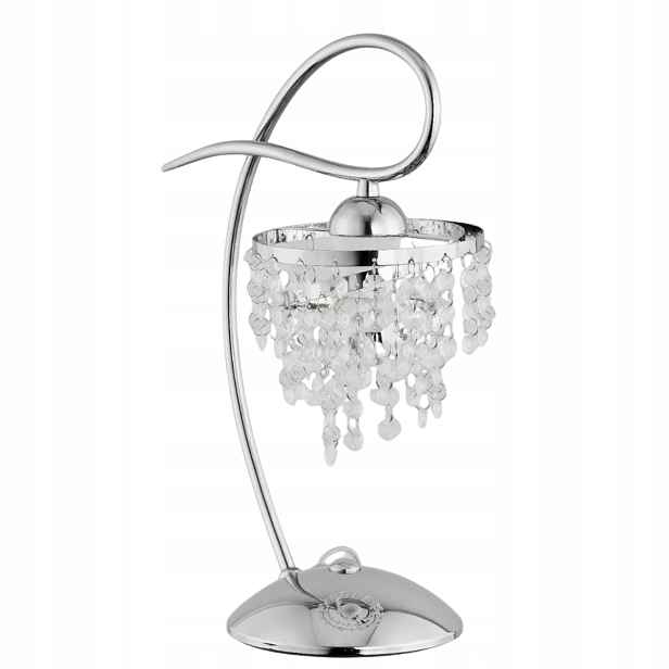 Alfa Diana Stolní lampa s krystaly 1x40W Chrom E14 37 cm