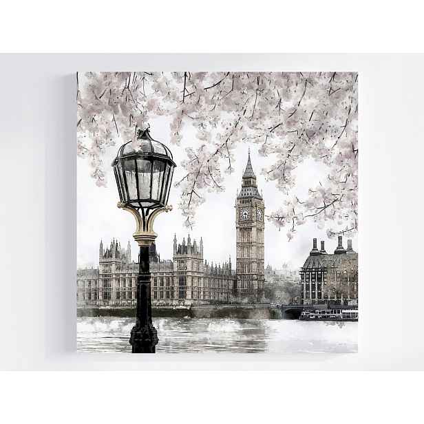 Obraz Na Plátně Canvas Město Anglie Londýn Big Ben Westminster 50x50