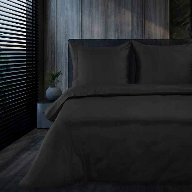 Saténové Povlečení ELEGANT1B 160x200 Eva Minge Eurofirany černé