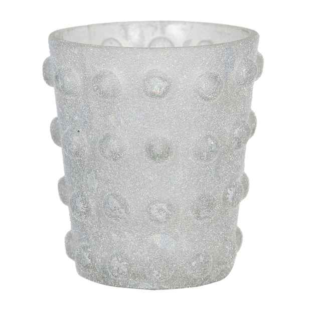 Skleněný svícen na čajovou svíčku Enzo - Ø 8*8 cm Clayre & Eef