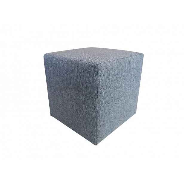 Taburet Čtvercová 40x40x40 Látka Inari pletenina výběr barvy