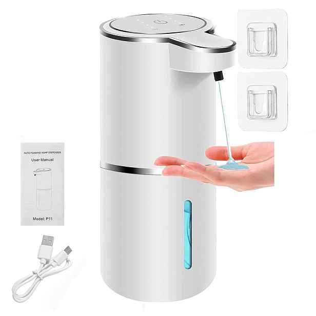 Automatický bezdotykový dávkovač tekutého mýdla a šamponu 380 ml dávkovač
