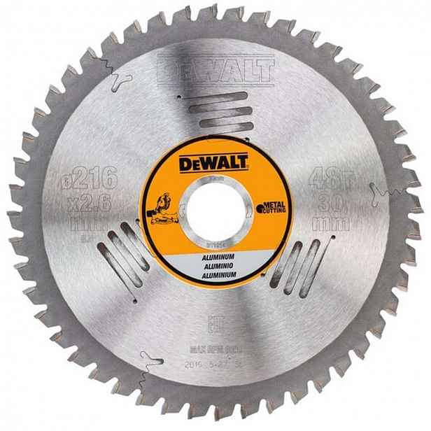 DeWALT - Pilový kotouč na kov 216x30 mm, 48 zubů DT1914