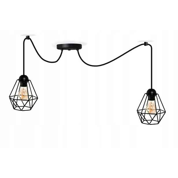 Lustrová závěsná lampa Pajak Diamond 2 stropní lampy do obývacího pokoje
