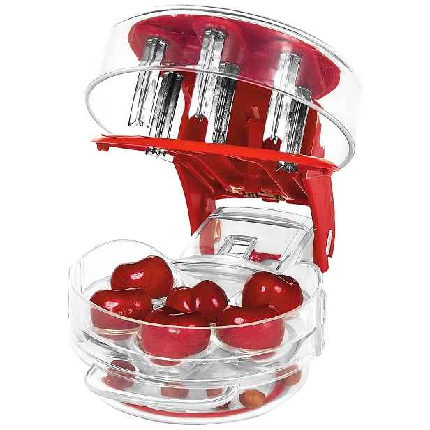 Progressive GPC-5100 Odpeckovač třešní s nádobkou, červená