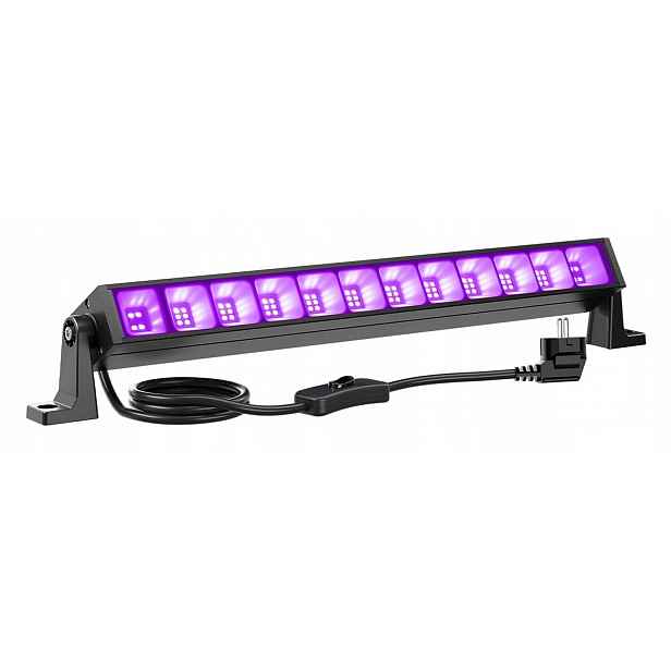 Reflektor Uv lampa ultrafialová venkovní voděodolná IP66 27W párty