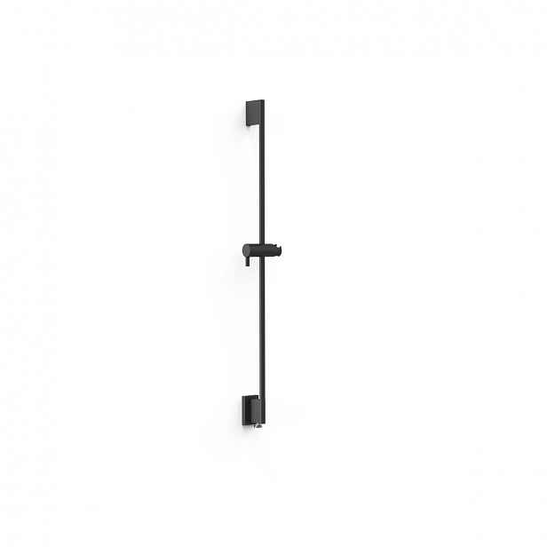 Sprchová tyč TRES na stěnu s podomítkovým vývodem černá mat 03493199NM