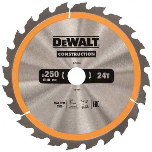 DeWALT - Pilový kotouč 250x30 mm, 24 zubů DT1956