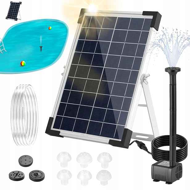 Fontána Do Vody Bazénu Plovoucí Jezírko 5W 150 L/h