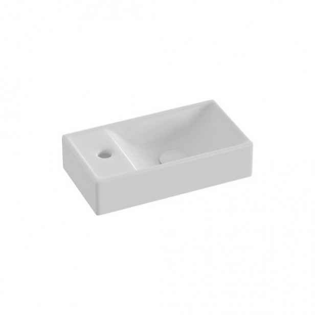 Umývátko Ravak Veda 40,8x22,2 cm otvor pro baterii, bez přepadu XJXL1240000