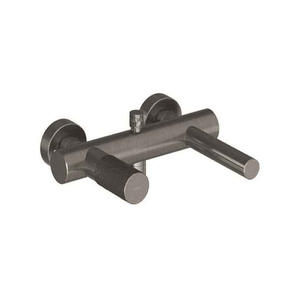 Vanová baterie Ravak Revers bez sprchového setu 150 mm grafit kartáčovaný X070817