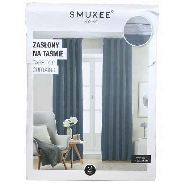 Zatemňovací závěsy Na pásce Smukee 2 ks 140 x 245 cm