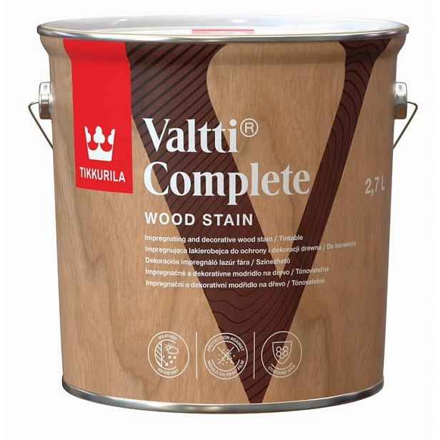 Lakovací hmota Tikkurila Valtti Complete 2,7 L Barvy Semi 2
