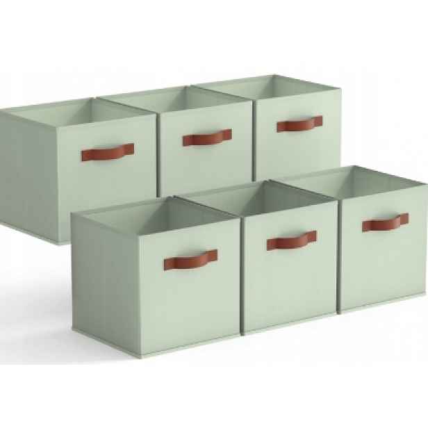 Úložné Boxy Pro Regály A Skříně – Sada 6 Kusů