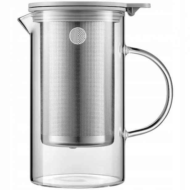 Buydeem Čajová Konvice Se Sítkem Skleněný Na Čaj 800 ML CD2002 Sklo