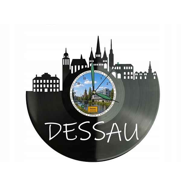 Dessau Město Německo Nápad na Dárek Nástěnná Dekorace z vinylové desky