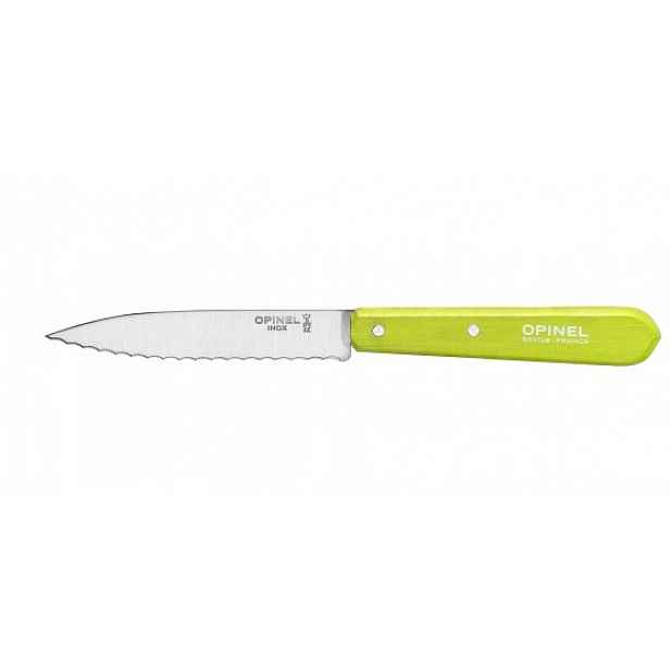 Opinel Pop nůž vroubkovaný N°113, apple green, 10 cm