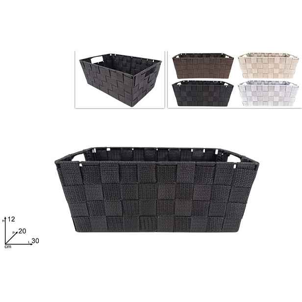 PROHOME - Košík tkaný 30x20x12cm různé barvy