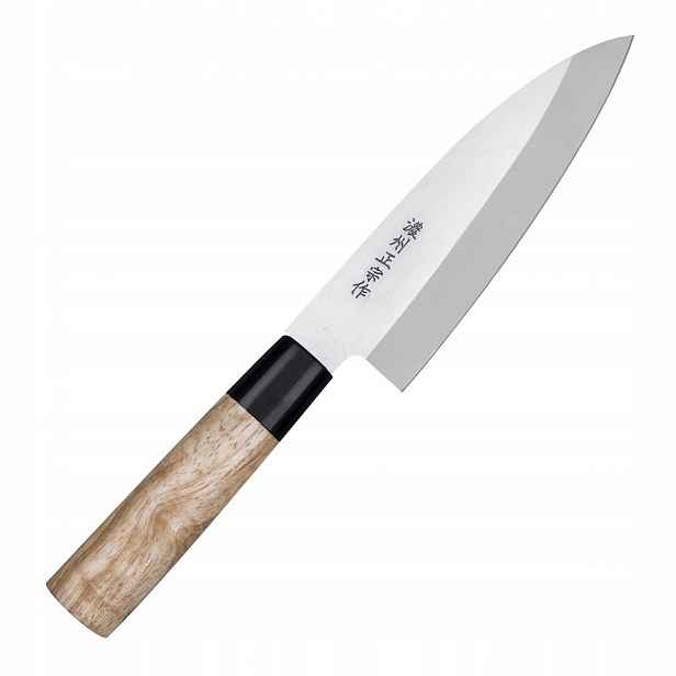 Satake Megumi 420J2 Japonský Nůž Deba na filetování 56 Hrc 15,5 cm