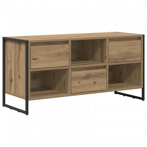 vidaXL Televizní skříň 100 x 36 x 49,5 cm Umělecký dub