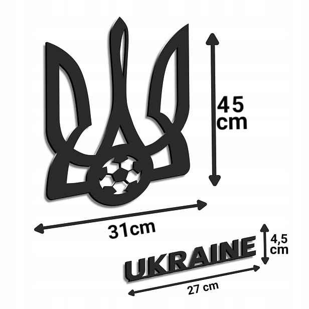 Dřevěný obraz Ukrajina
