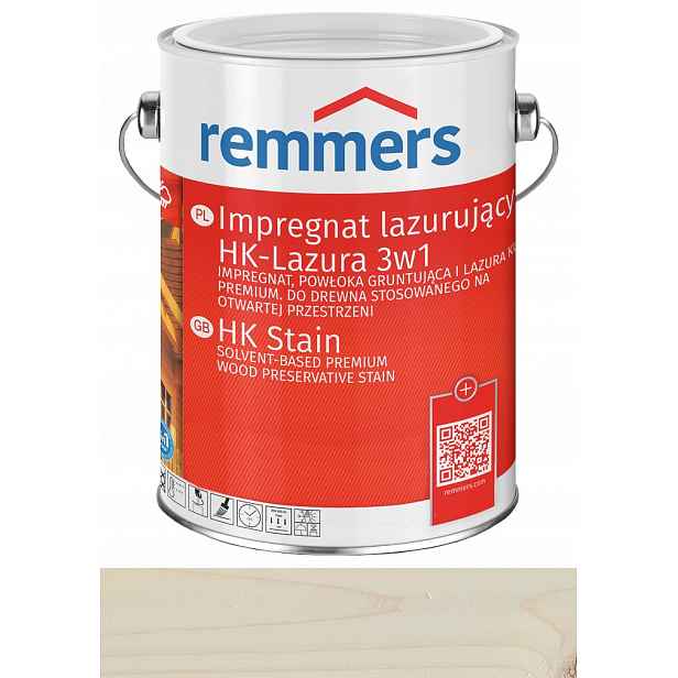 Remmers HK-Lasur impregnace na dřevo 0,75L Bílá