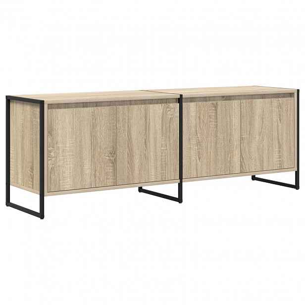 vidaXL Televizní skříň 140 x 36 x 49.5 cm Sonoma Kompozitní dřevo