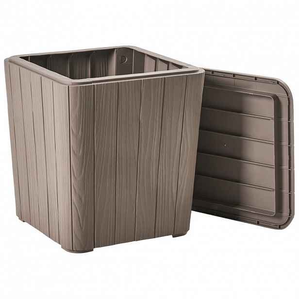 Beliani ÚLOŽNÝ BOX 40/40 cm Taupe