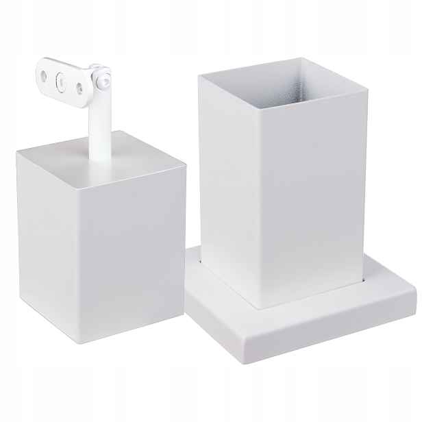 Kování Dřevěného Sloupku 80x80 Kompletní Ral 9016