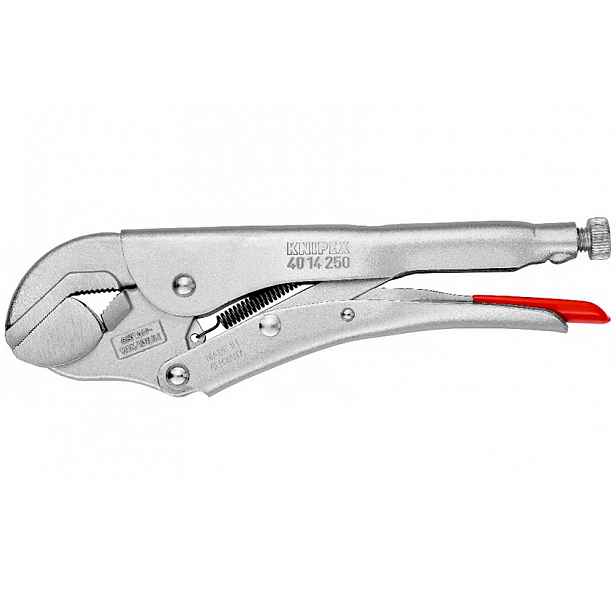 Ploché krimpovací kleště Knipex 250 mm pozinkované v provedení Najder