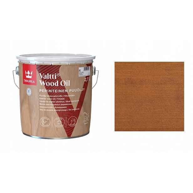 Tikkurila Valtti Wood Oil 2,7 L 5072 Honka Ochranný Rozpouštědlový Olej