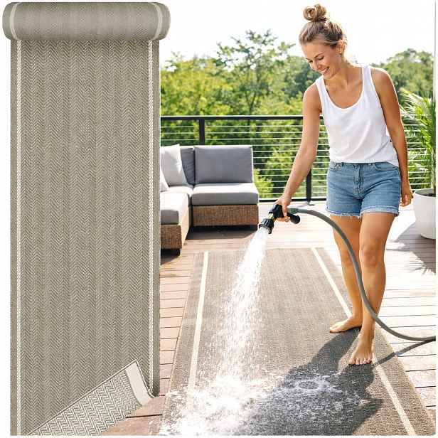 Koberec Běhoun Vnější Na Míru Koberec Běhoun Z Metra Na Terasu Na Balkon 80 cm Lana