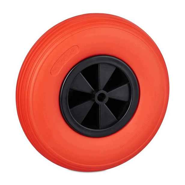 Kolečko pro kolečko 3,50-6'' červeno-černé Pneumatika pro kolečko Rekaxdays/ r745s