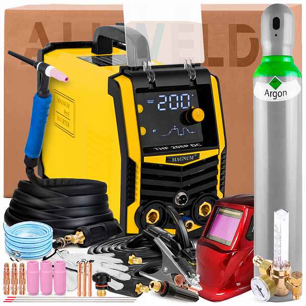 Svařovací Stroj Magnum Thf 208P Tig Hf 230V 200A Smart Bodový Puls Mma 2T/4T