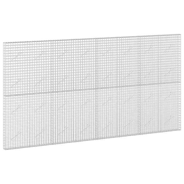 vidaXL Gabion s drátem 3,5 mm a síťkou 5x5 cm 400x10x200 cm