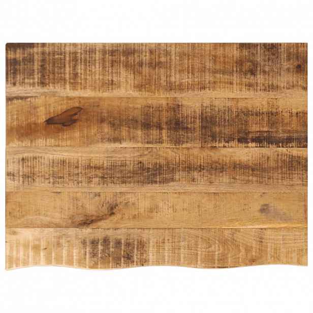 vidaXL Stolní deska 80x60x2,5 cm živá hrana hrubé mangovníkové dřevo