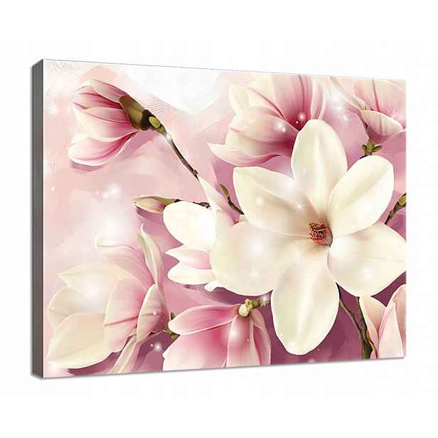 Obraz Na Plátně Plátno 100x75 Růžové Magnolie