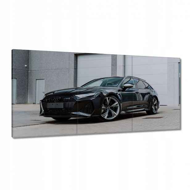 Obrazy 180x90 Černý automobil Audi