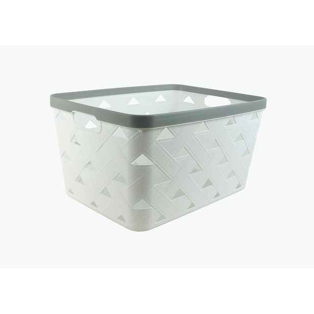 PROHOME - Košík úložný 25,5x19x14cm bílý