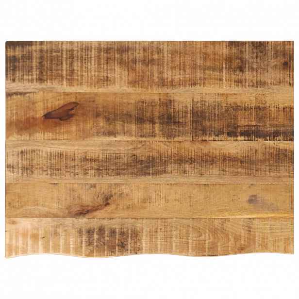 vidaXL Stolní deska 90x60x2,5 cm živá hrana hrubé mangovníkové dřevo