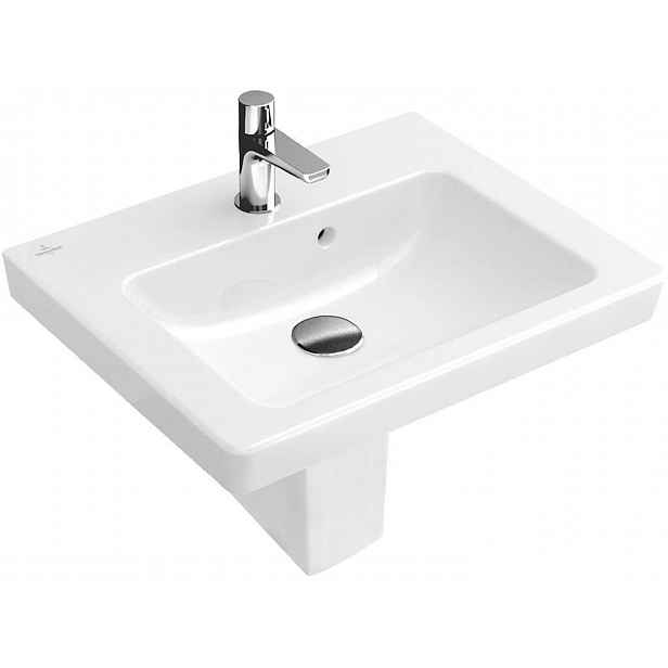Villeroy & Boch Subway 2.0 - Umývátko s přepadem, 50x40 cm, alpská bílá 73155001