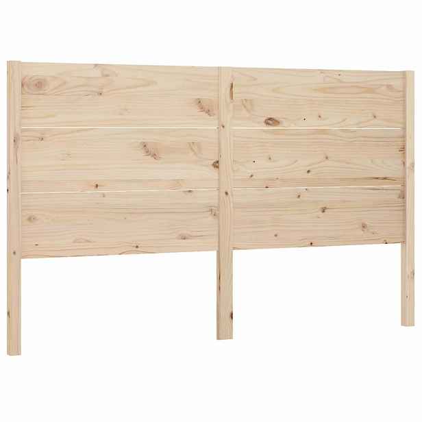 vidaXL Čelo postele 206 x 4 x 100 cm masivní borovice