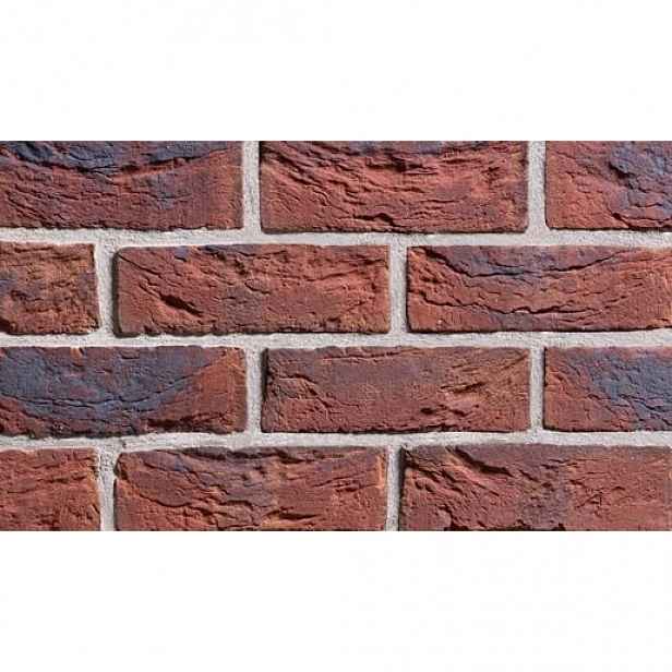 Fasádní pásek Klinker červený 21,5x6,5 cm reliéfní BLAUWPA